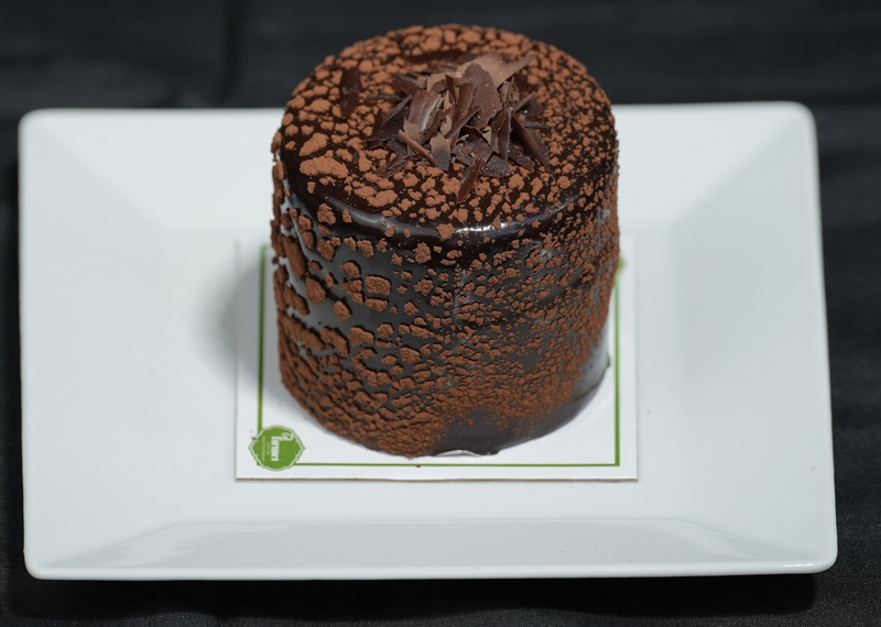 Chocolate cake slice